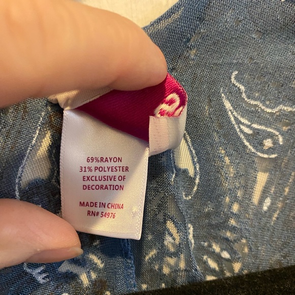 So women’s kimono navy blue one size - Picture 4 of 4